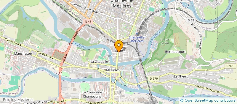 localisation de l'entreprise MAPE à CHARLEVILLE-MEZIERES