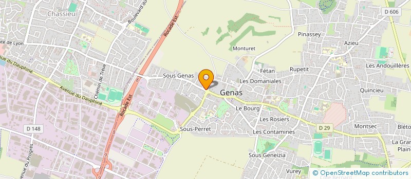 localisation de l'entreprise MAPE  GENAS