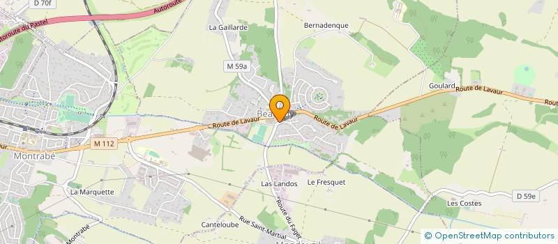 localisation de l'entreprise MAPE  BEAUPUY