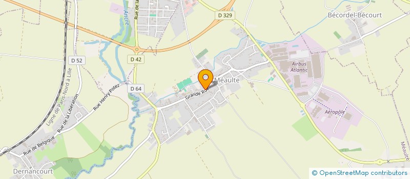 localisation de l'entreprise MAPE IMMOBILIER  MEAULTE