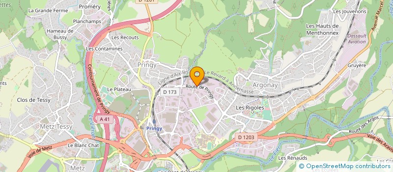 localisation de l'entreprise MAPED SERVICES à ARGONAY