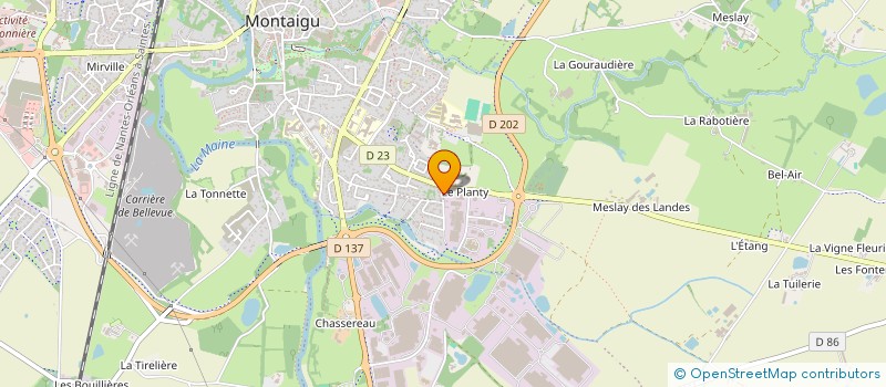 localisation de l'entreprise MAPEJE à MONTAIGU-VENDEE