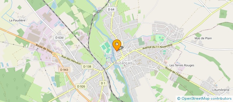 localisation de l'entreprise MAPELCO INDUSTRIES à BUZANCAIS
