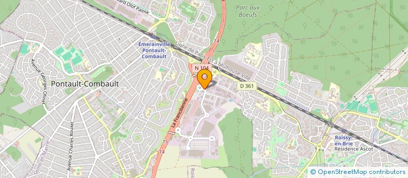 localisation de l'entreprise MAPEN'S COURTAGE à PONTAULT-COMBAULT