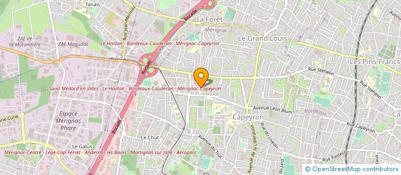 localisation de l'entreprise MAPETITECAVE  MERIGNAC