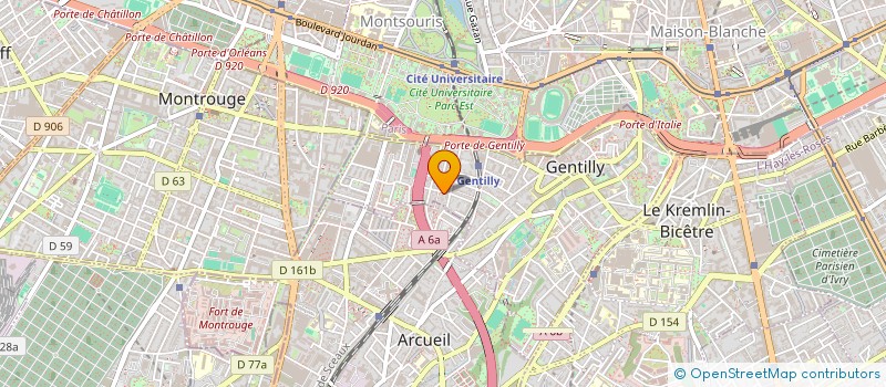 localisation de l'entreprise MAPG IMMOBILIER  GENTILLY