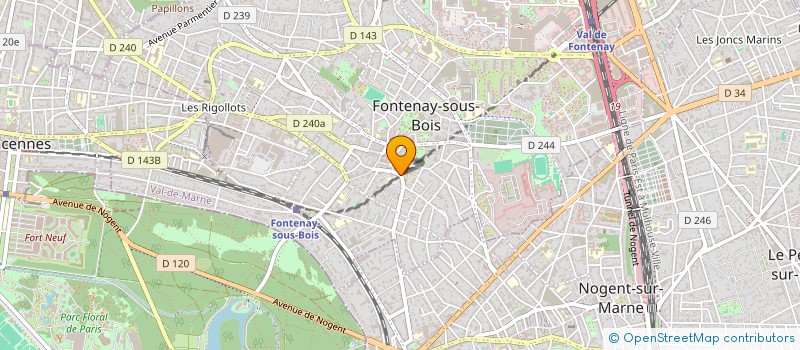 localisation de l'entreprise MAPGES à FONTENAY-SOUS-BOIS