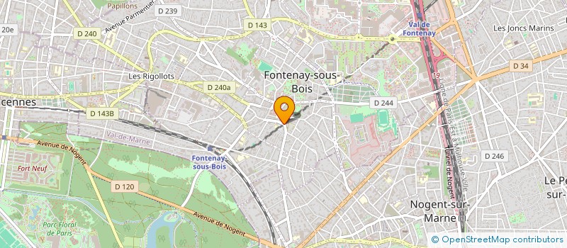 localisation de l'entreprise MAPGES CONSULTING à FONTENAY-SOUS-BOIS