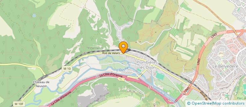 localisation de l'entreprise MAPHAT  PLOMBIERES-LES-DIJON