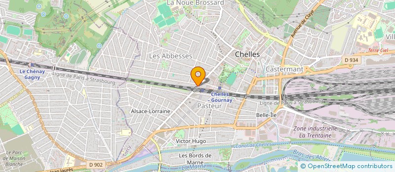 localisation de l'entreprise MAPHI  CHELLES