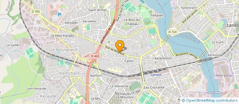 localisation de l'entreprise MAPHI  LORIENT