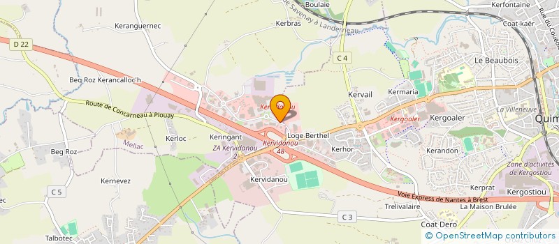 localisation de l'entreprise MAPHIE  MELLAC