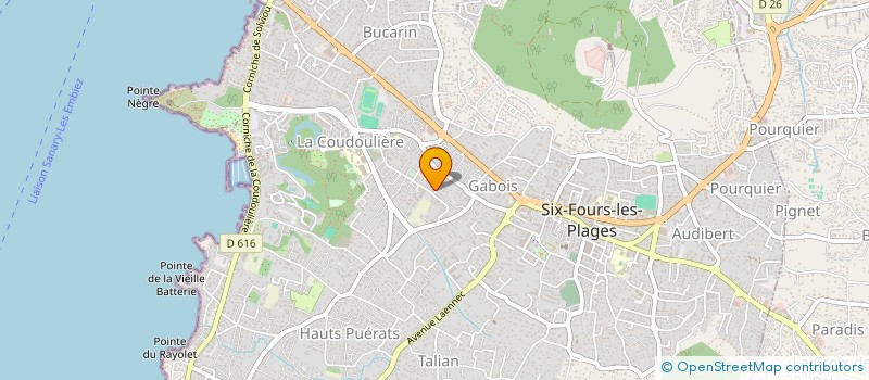 localisation de l'entreprise MAPHILA à SIX-FOURS-LES-PLAGES