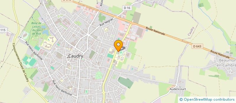 localisation de l'entreprise MAPHISE  CAUDRY