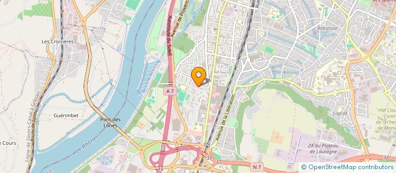 localisation de l'entreprise MAPI à VALENCE