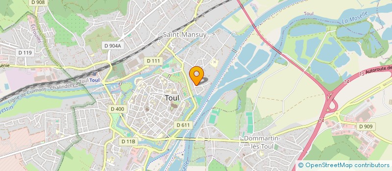 localisation de l'entreprise MAPI  TOUL