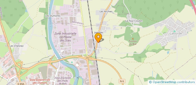 localisation de l'entreprise MAPI à AUXERRE