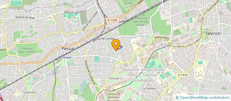 localisation de l'entreprise MAPI à PESSAC
