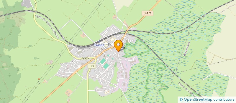 localisation de l'entreprise MAPI  FRASNE