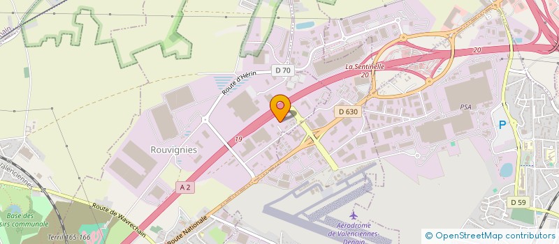 localisation de l'entreprise MAPI à ROUVIGNIES