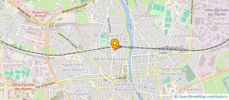 localisation de l'entreprise MAPI 53 à LAVAL