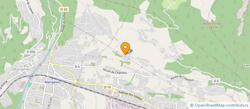 localisation de l'entreprise MAPI  THYEZ