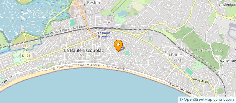 localisation de l'entreprise MAPI à LA BAULE-ESCOUBLAC