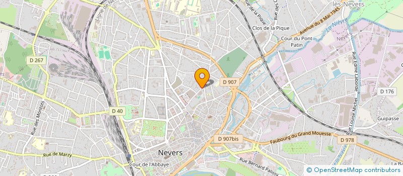 localisation de l'entreprise MAPI à NEVERS