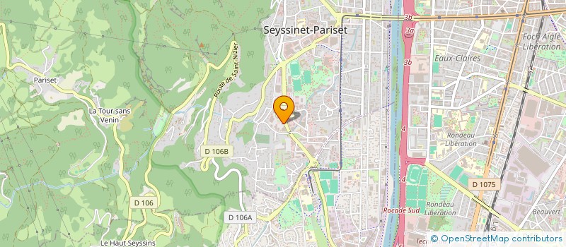 localisation de l'entreprise MAPI  SEYSSINET-PARISET