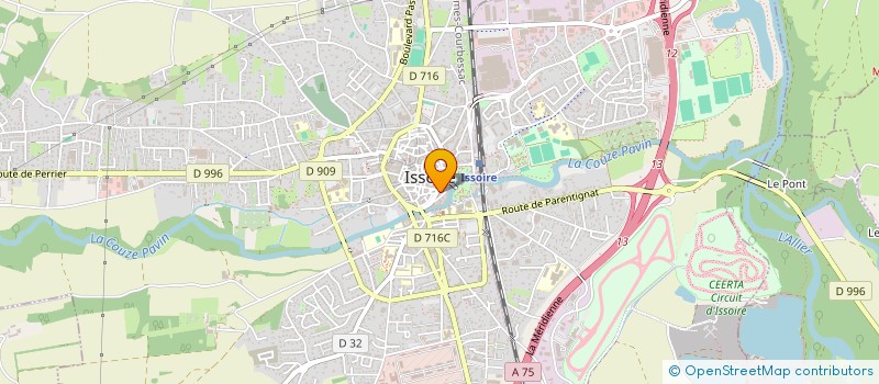 localisation de l'entreprise MAPI  ISSOIRE