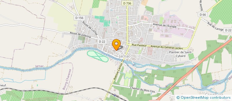 localisation de l'entreprise MAPI à JARNAC