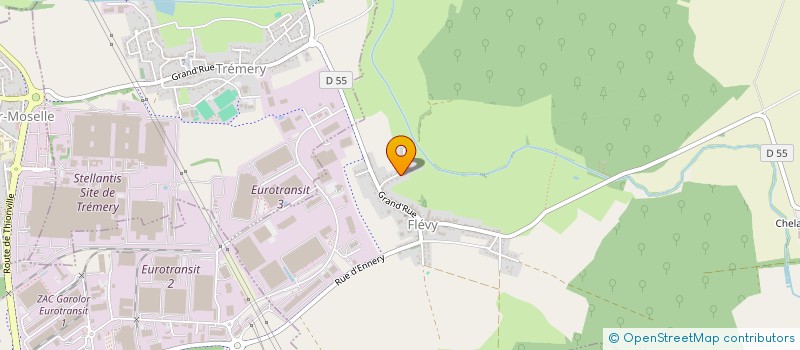 localisation de l'entreprise MAPI  FLEVY