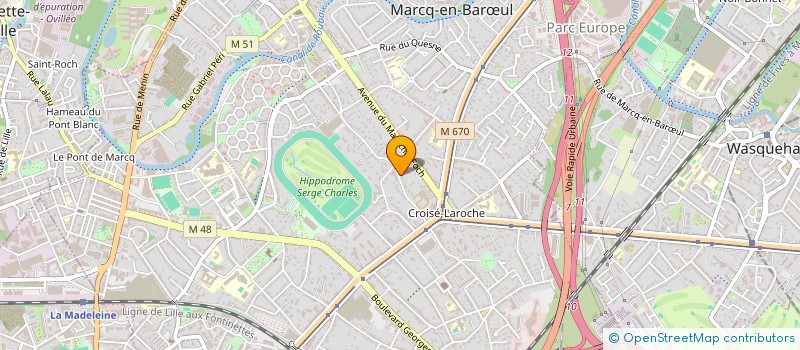 localisation de l'entreprise MAPI à MARCQ-EN-BARŒUL