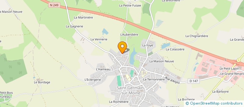 localisation de l'entreprise MAPI à SEVREMOINE