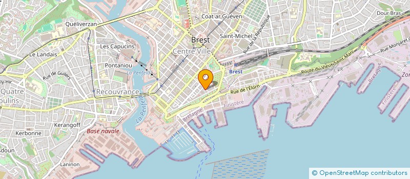 localisation de l'entreprise MAPI  BREST