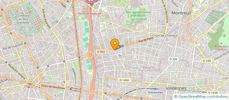 localisation de l'entreprise MAPI JOCALOU SCI à MONTREUIL