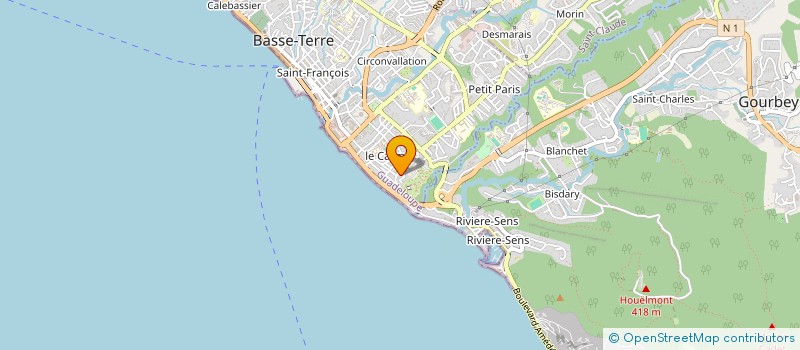 localisation de l'entreprise MAPI SERVICES à BASSE-TERRE