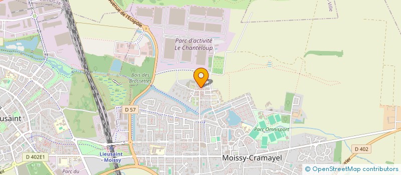localisation de l'entreprise MAPI SG  MOISSY-CRAMAYEL