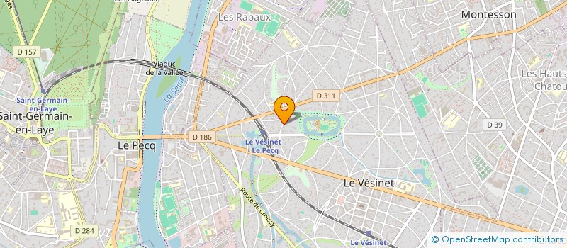 localisation de l'entreprise MAPIBLANGATIX  LE VESINET