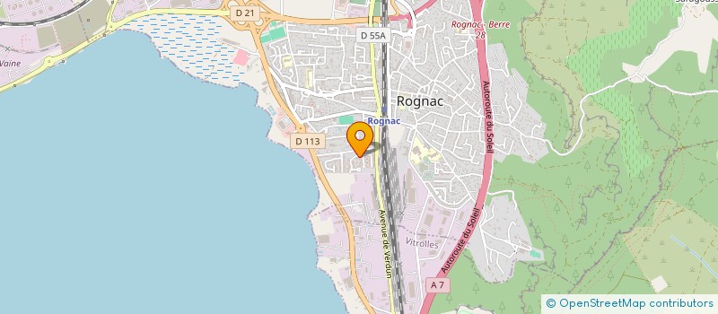 localisation de l'entreprise MAPICLOR à ROGNAC