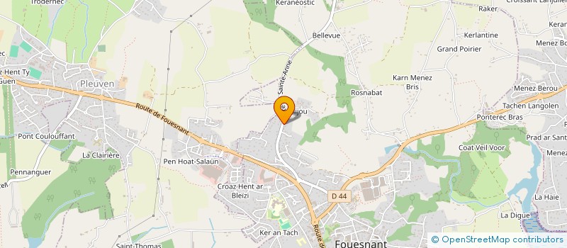 localisation de l'entreprise MAPICO  FOUESNANT