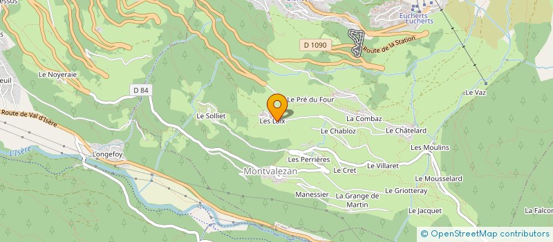 localisation de l'entreprise MAPIE à MONTVALEZAN