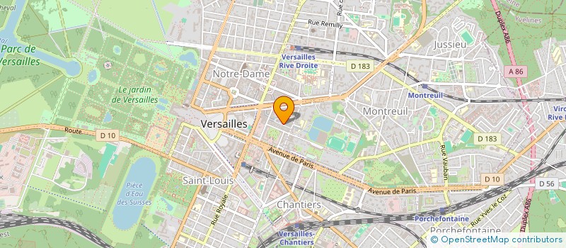 localisation de l'entreprise MAPIK à VERSAILLES