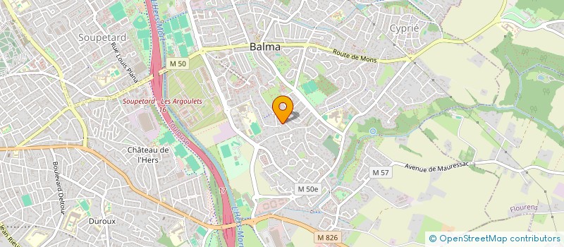 localisation de l'entreprise MAPINATI  BALMA