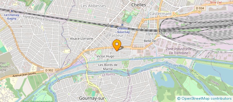 localisation de l'entreprise MAPIQUE CONSULTING à CHELLES