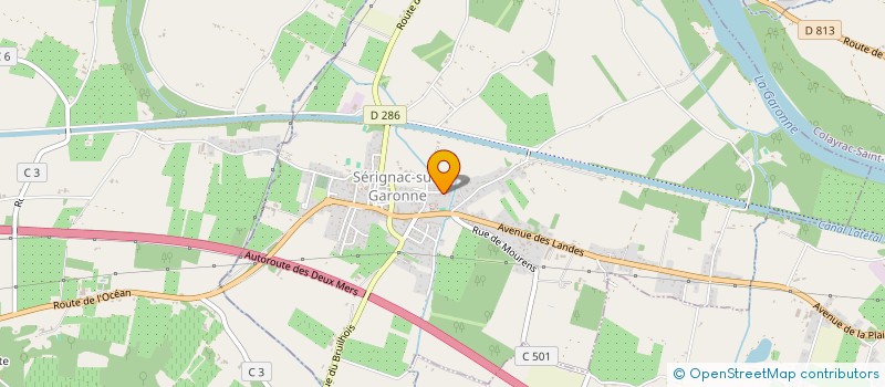 localisation de l'entreprise MAPITI à SERIGNAC-SUR-GARONNE