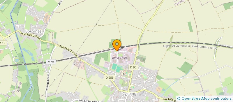 localisation de l'entreprise MAPIX  CYSOING