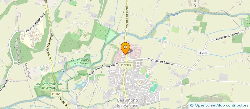 localisation de l'entreprise MAPIZ à BEAUMONT-LES-VALENCE