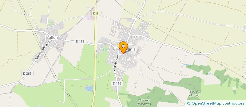 localisation de l'entreprise MAPIZZ  CIRE-D'AUNIS