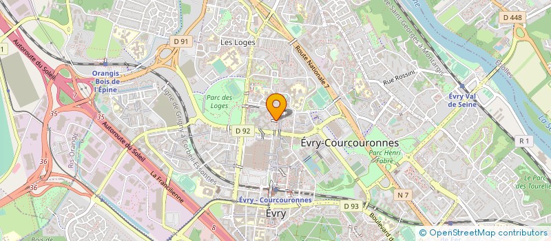 localisation de l'entreprise MAPKOM à EVRY-COURCOURONNES